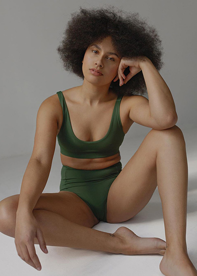 Conscious Swimwear Brands To Know Stay Wild Swim Green Bikini