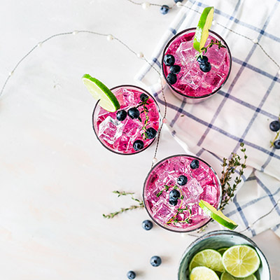 Summer Mocktail Recipes Blueberry Mojito