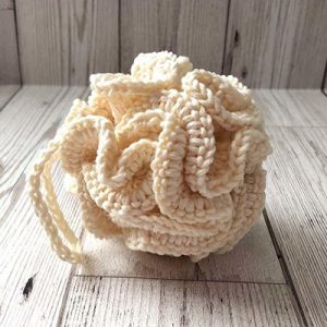Hookaway4 Crochet Shower Puff Reusable Makeup Remover Pads and Wipes