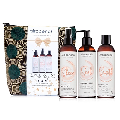 The Vendeur Sustainable Christmas Gift Guide For The Vegan Afrocenchix Moisture Surge Set