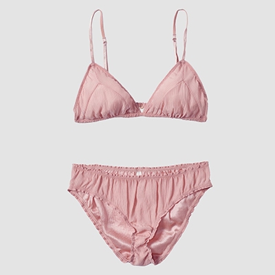 The Vendeur Sustainable Christmas Gift Guide Magpie Tove Pink Lingerie