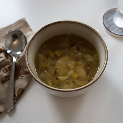 Vegan Soups to Make This Winter Leek and Potato Vegan soup