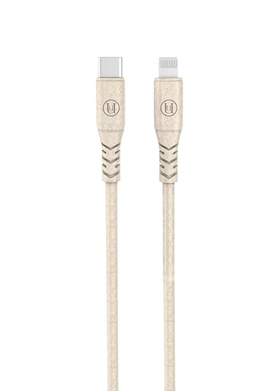 Sustainable Travel Edit Eco Friendly USB C to Lightening Cable UUNIQUE